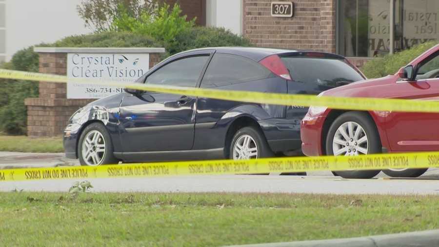 Shots fired from a speeding car hit and critically wounded a Volusia County man.