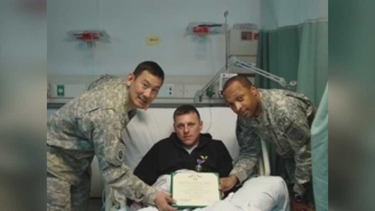 3-time Purple Heart recipient honored at ceremony