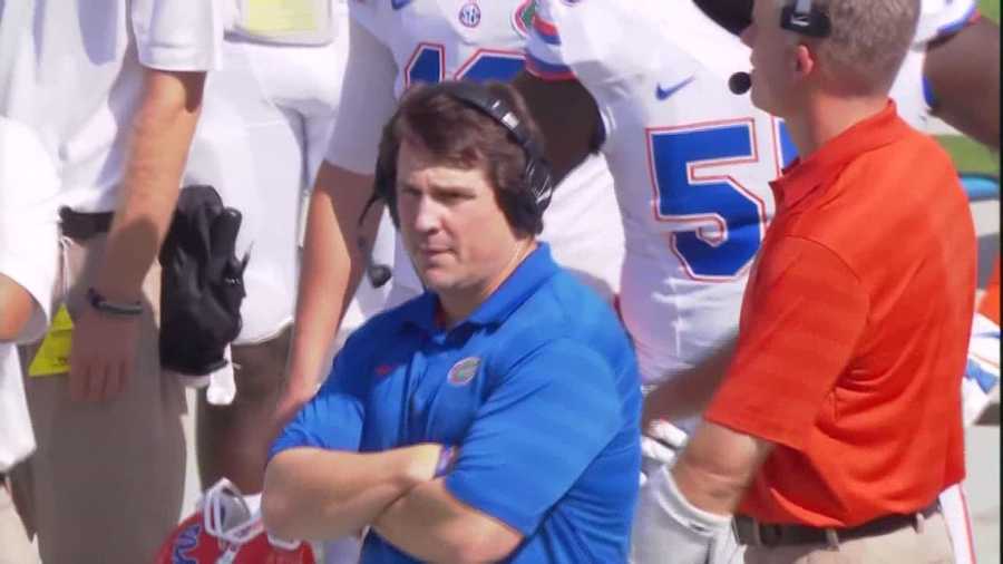 UF coach will remain for last two games of season.