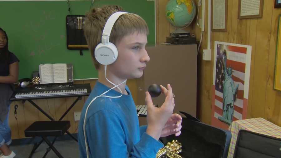 Sometimes music can be a school subject broadsided by budget issues. But on Tuesday, special needs students at New Smyrna Beach Middle School got $5,000 worth of brand new instruments.