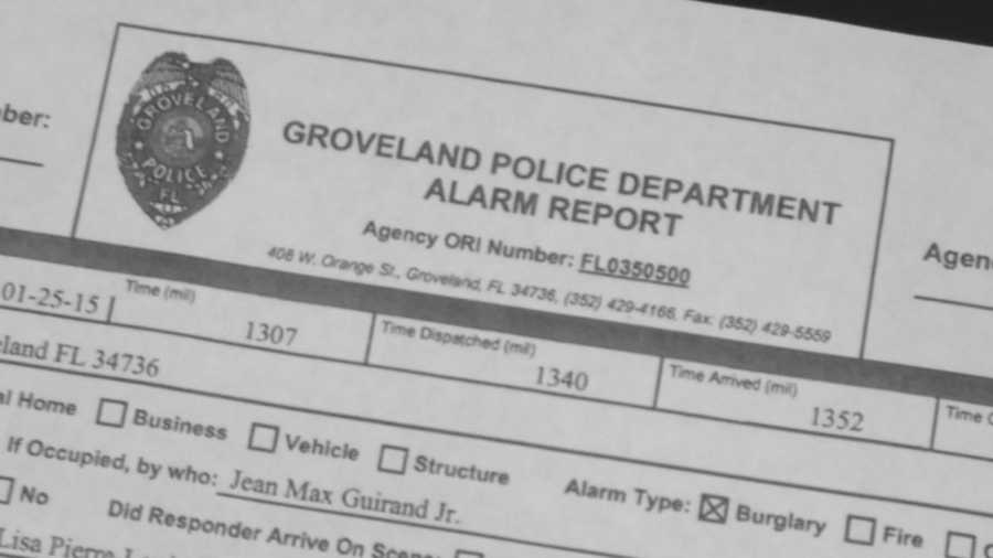 Two Groveland police officers are under investigation after a father alleges the officers used excessive force when they came into his home.
