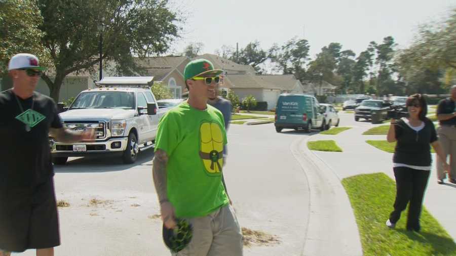 A Palm Bay family devastated by a car crash is making a comeback with the help of a swimming pool and controversial rap star Vanilla Ice.