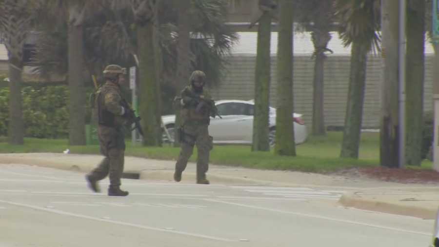 A caller claimed Wednesday that there were multiple bombs around a business in New Smyrna Beach, according to police.