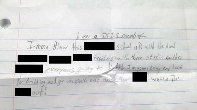 Deputies: Student arrested for high school bomb threat
