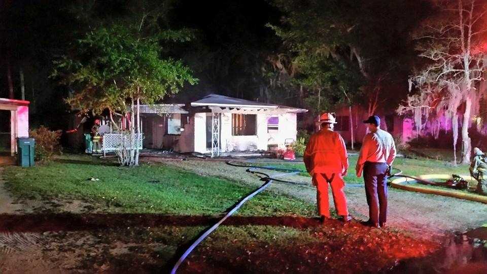 House catches fire in Holly Hill, fire officials say