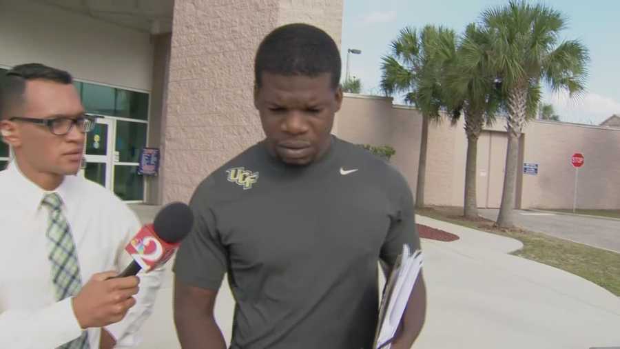 Former University of Central Florida running back Kevin Smith was arrested on campus Wednesday morning.