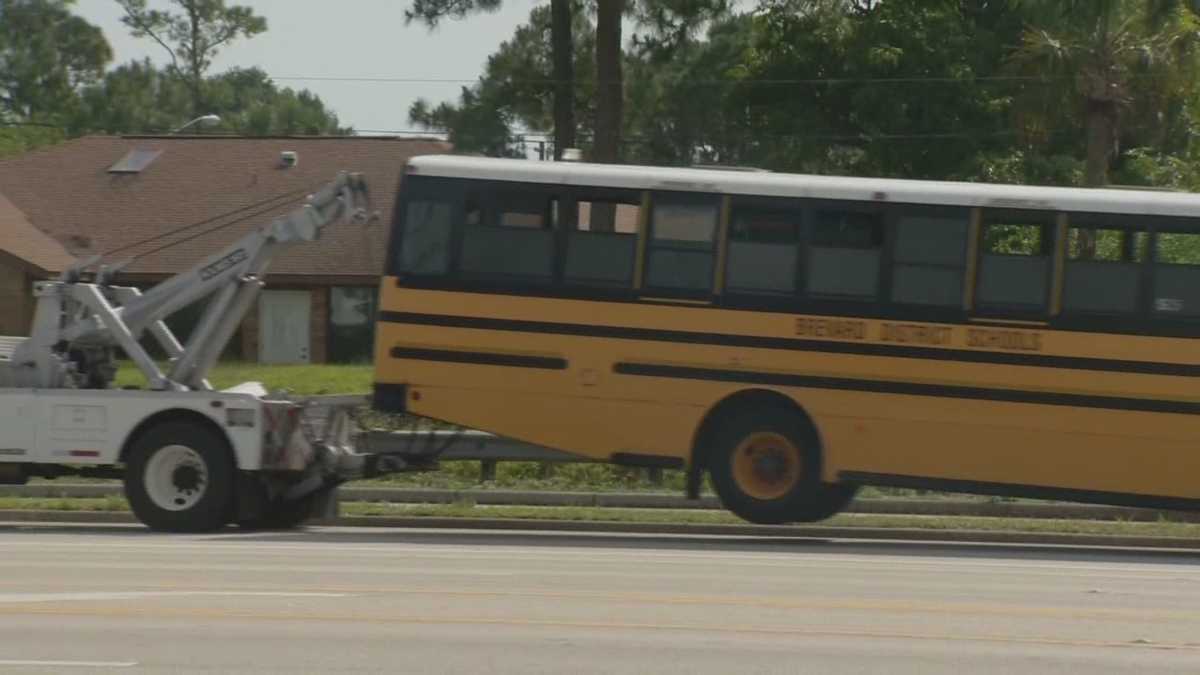 PD: 4 taken to hospital after crash involving school bus