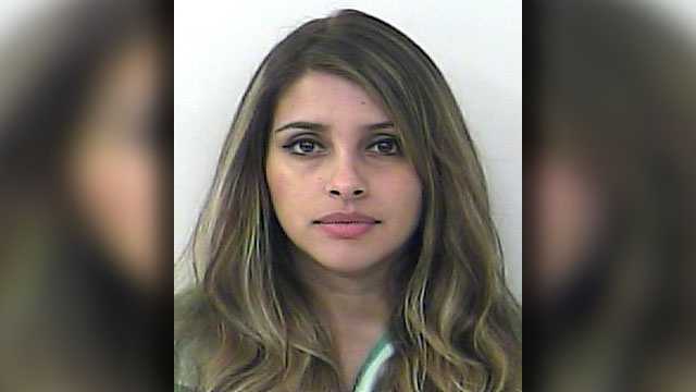 Bridget Garcia , 32, is facing a charge of child abuse. 