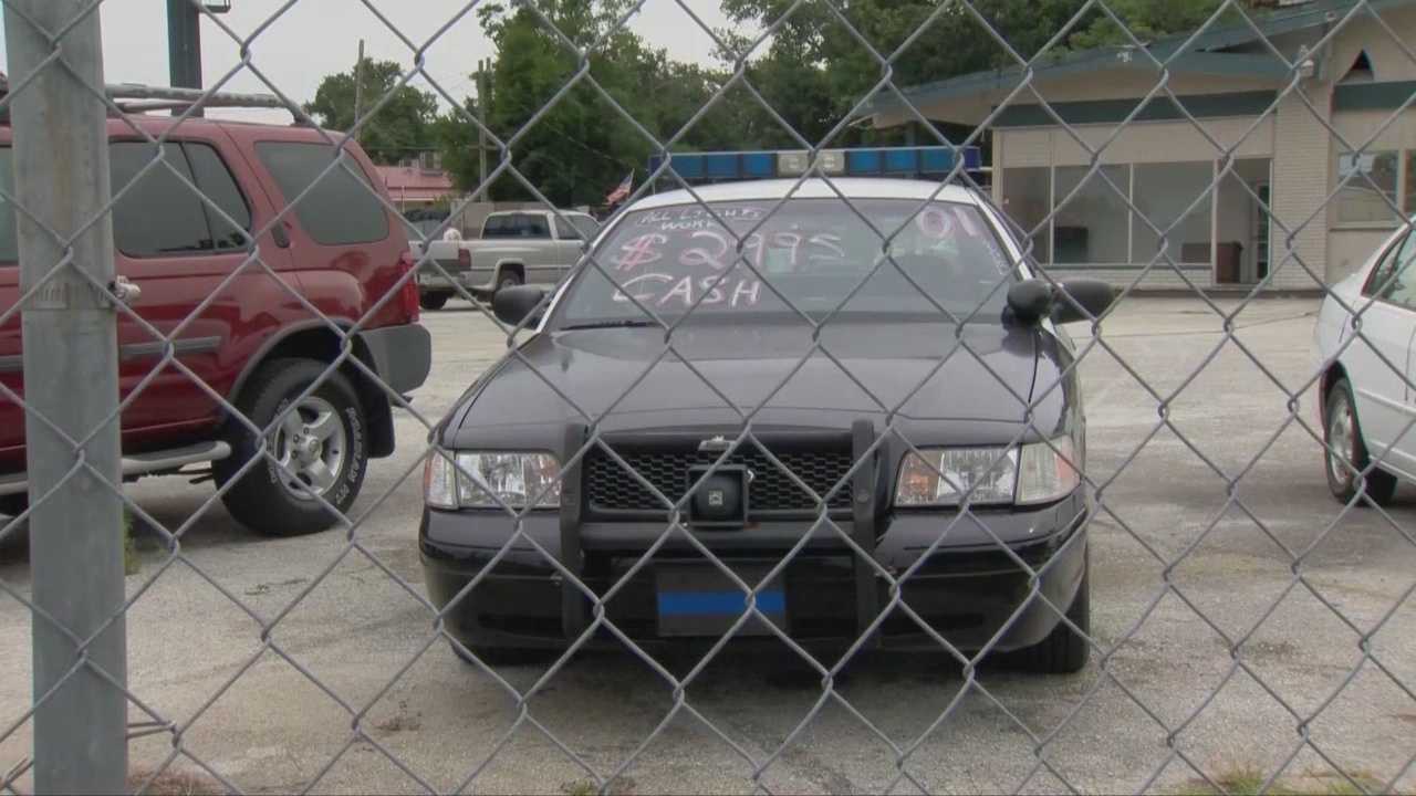 Used police car for sale is illegal to drive deputies say