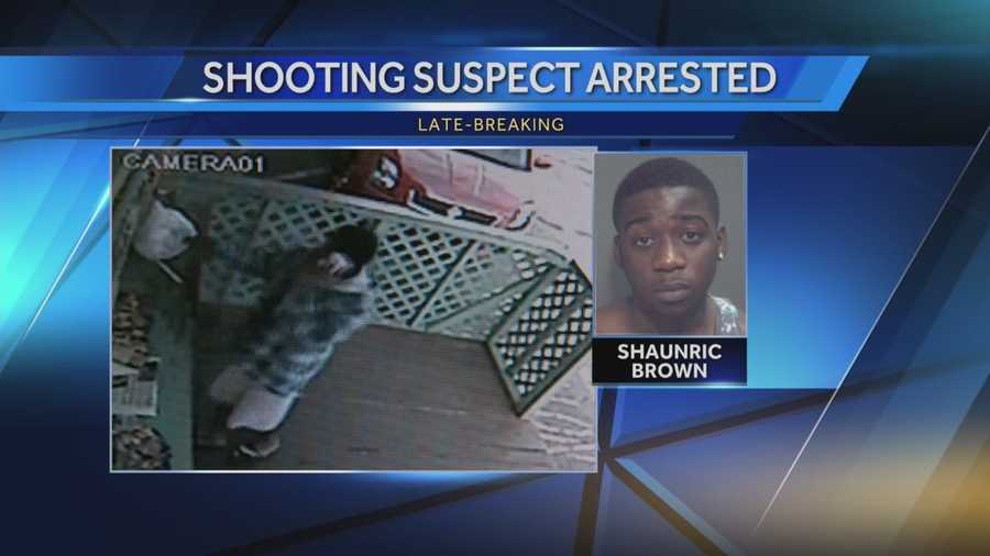 Deputies said Shaunric Brown was taken into custody yesterday outside Atlanta, Georgia after trying to escape through a window.