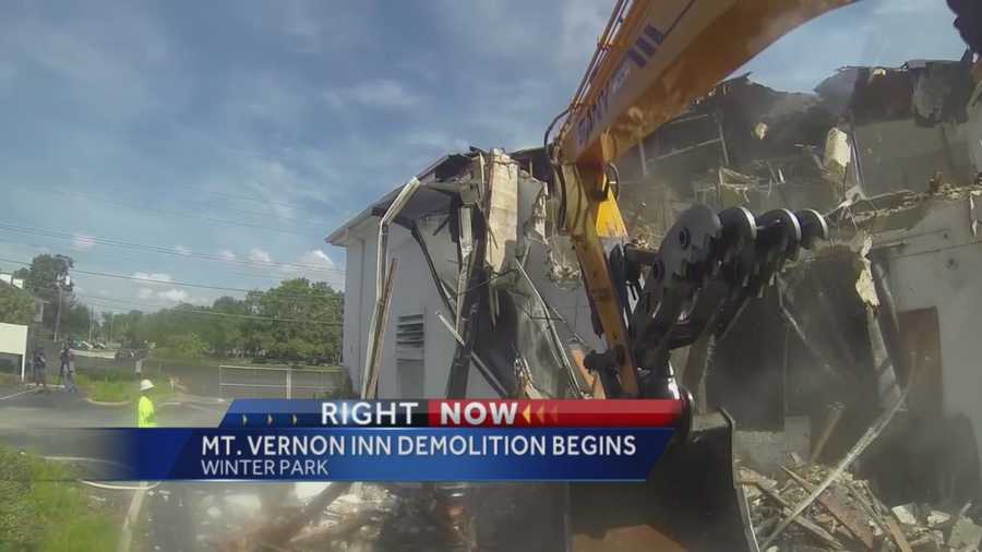 The Mount Vernon Inn is being demolished to make room for a new luxury boutique project.