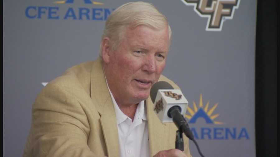 UCF has named George O'Leary the interim athletic director through the end of 2015. Amanda Ober (@AmandaOberWESH) has the story.