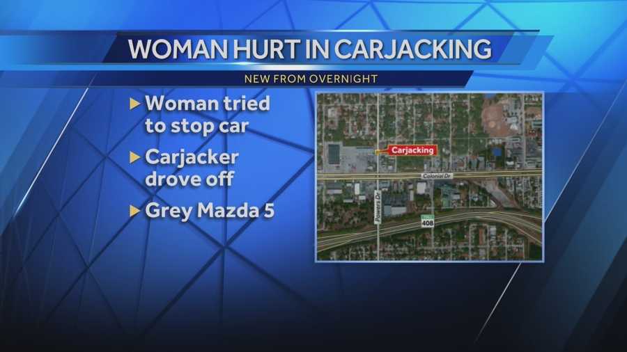 Woman injured during carjacking