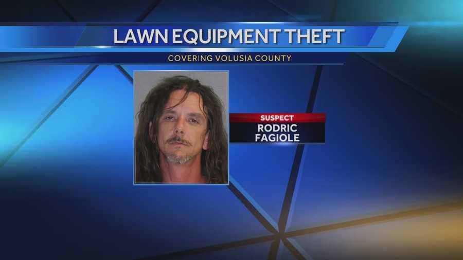 A Volusia County man is accused of stealing more than $120,000 worth of equipment from a commercial lawn service company. Claire Metz (@clairemetzwesh) has the story.