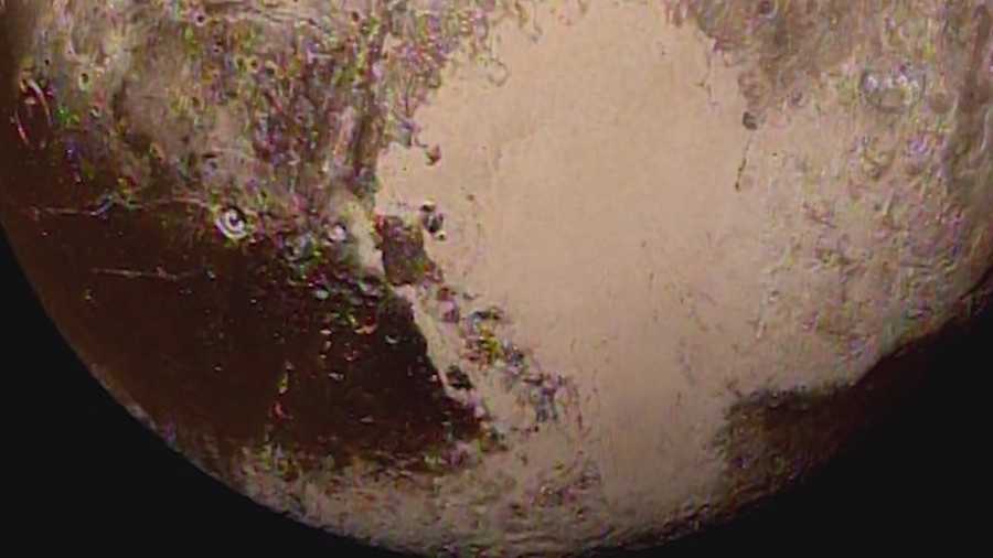 Nitrogen snow and a 100-mile high halo are among the new images NASA is releasing today of Pluto. Dan Billow (@DanBillowWESH) has the story.