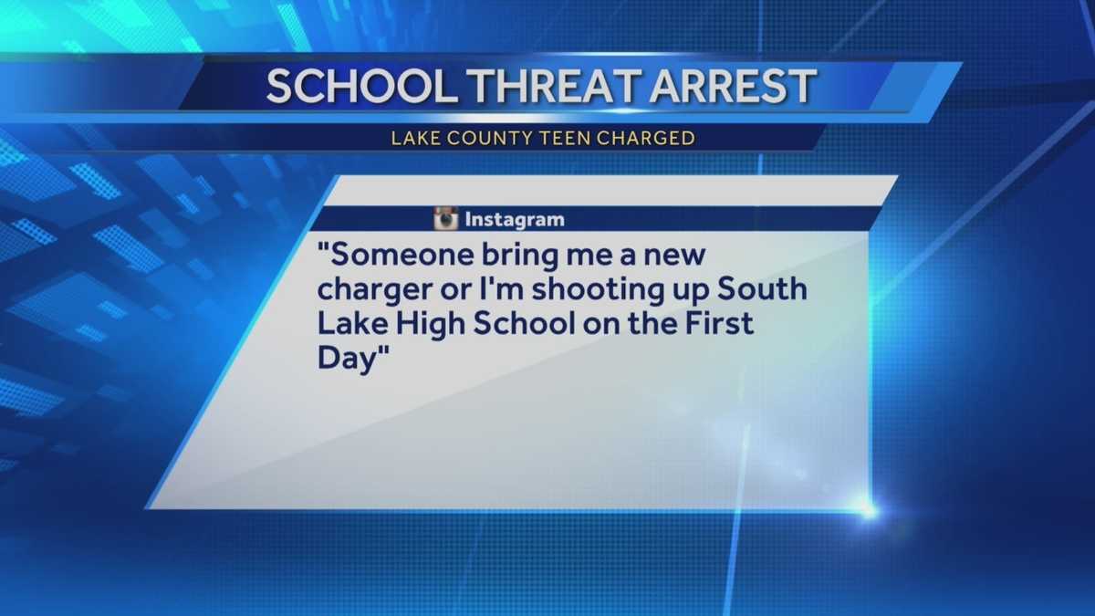 Teen charged in threats to shoot high school students