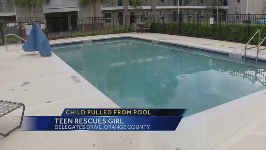 A 15-year-old is being credited with saving a young girl's life at a local motel pool. Chris Hush (@ChrisHush) has the story.