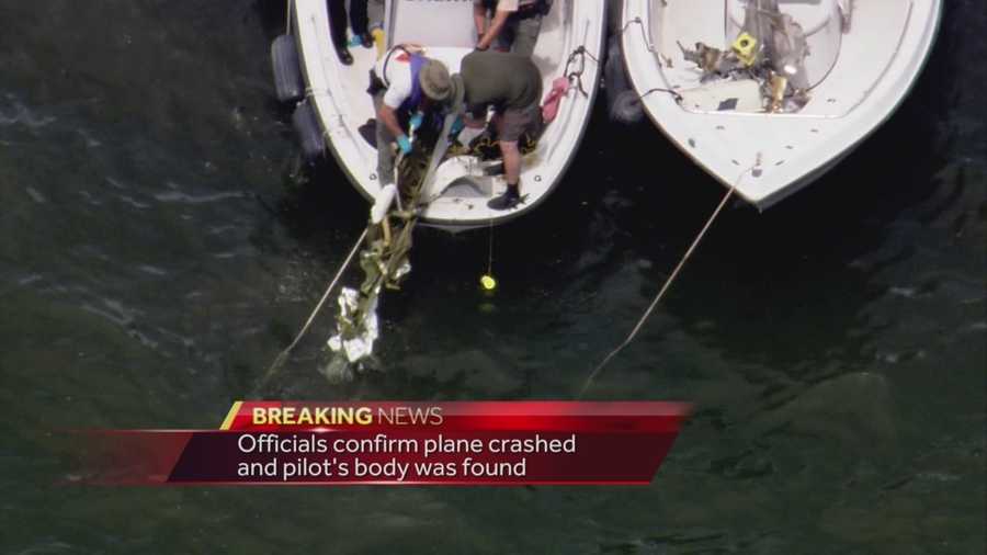 Aviation officials have confirmed that a pilot's body was found after a plane crash Wednesday in Titusville. Dan Billow (@DanBillowWESH) has the story.