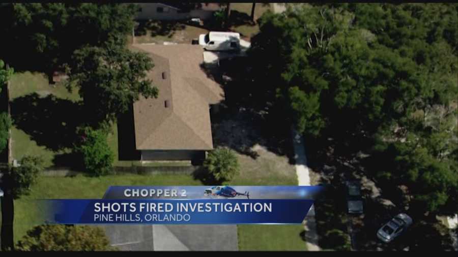Orlando police are investigating a report of shots fired in Pine Hills. Witnesses said they heard 10 to 15 gun shots.