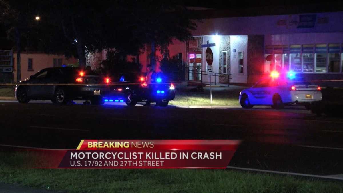 Motorcyclist killed in crash on U.S. 17-92