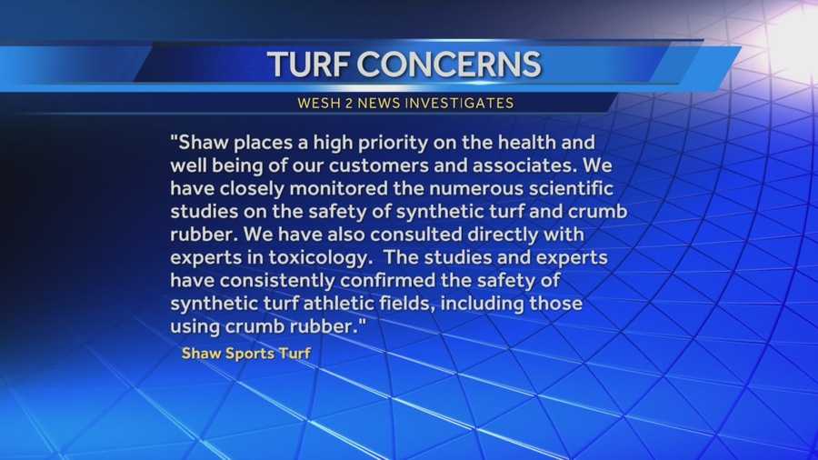 WESH 2 News is investigating a halt of construction at a multi-million dollar sports complex. Artificial turf was laid down on two of nine fields, but work has stopped over fears that the field could be harmful to your health. Matt Grant (@MattGrantWESH) has the story.