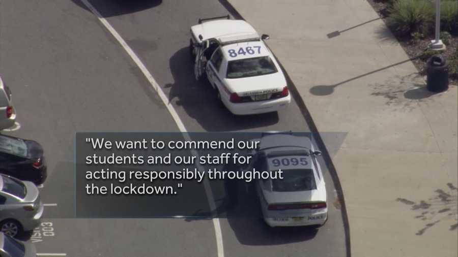 School officials said student reports of a gun on campus prompted a lockdown at Dr. Phillips High School on Wednesday. Gail Paschall-Brown (@gpbwesh) has the latest update.