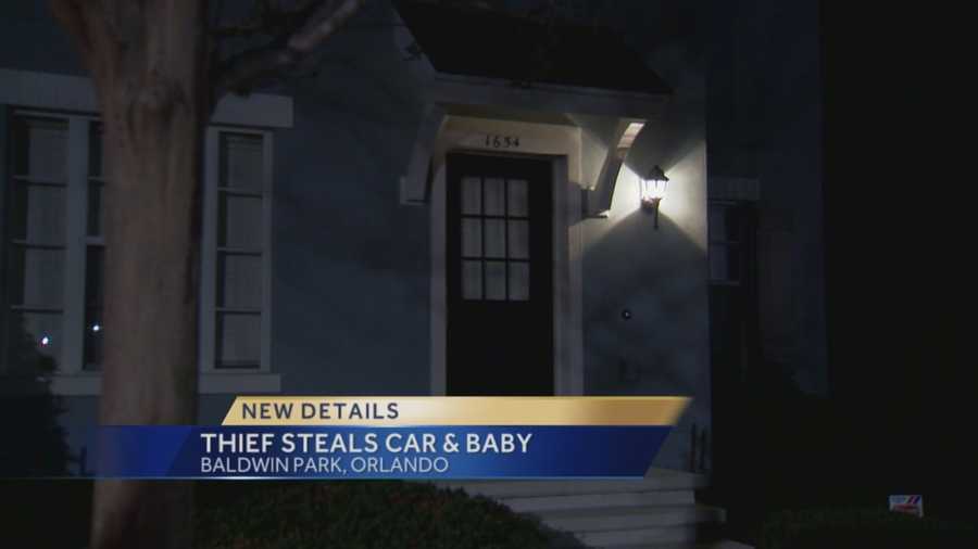 An Orlando mother is thankful to have her 15-month-old back. The child, along with the mother's car, was stolen in Baldwin Park Thursday night. Michelle Meredith (@MichelleWESH) has the story.