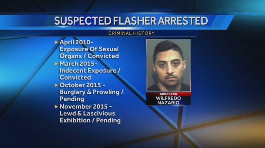 Wilfredo Nazario is arrested, accused of exposing himself to an elderly woman. Greg Fox (@GregFoxWESH) has the latest update on the charges Nazario may be facing.