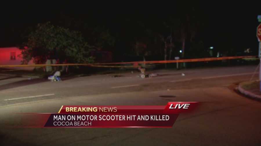 A 75-year-old man was hit and killed by a vehicle driven by a teen in Cocoa Beach, officials said Thursday night. Matt Lupoli has the latest update.