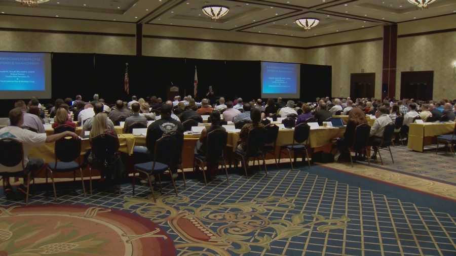 Hundreds of law enforcement agents, including those with the Drug Enforcement Administration, are in Orlando to talk about Florida and the nation's prescription problems. Matt Grant (@MattGrantWESH) has the story.