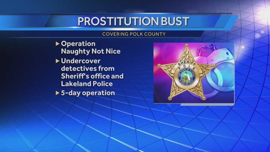 A prostitution bust landed 95 people in jail, including a Polk County teacher. Jim Payne has the latest update on "Operation Naughty, Not Nice."