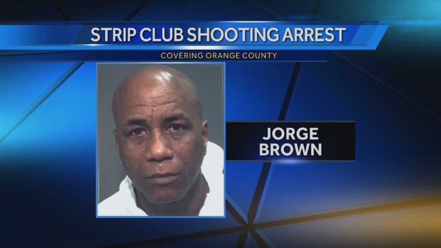 The security officer who shot a man in a strip club parking lot early Wednesday morning has been arrested, the Orange County Sheriff's Office said. Michelle Meredith (@MichelleWESH) has the story.