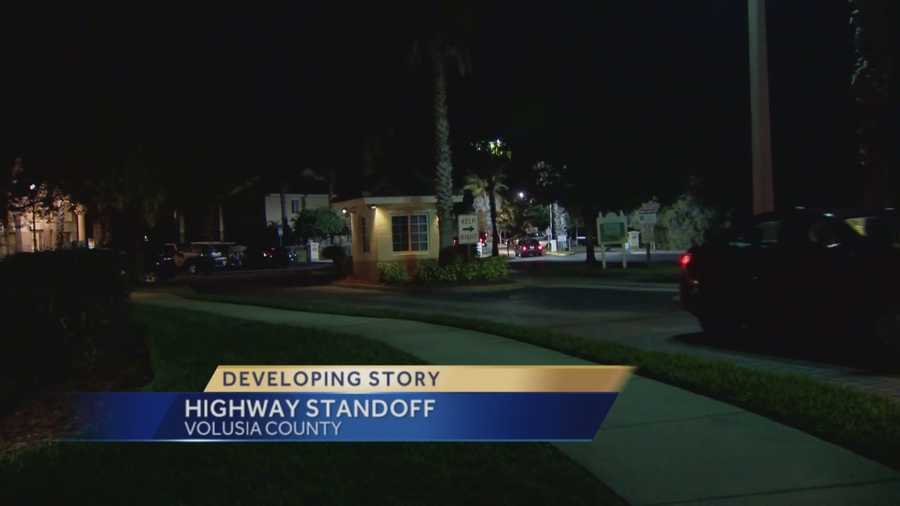 A man handcuffed his girlfriend, beat her, then took his own life on a busy interstate in a standoff with SWAT. It all started at an apartment complex in Ormond Beach, with a domestic dispute. Chris Hush (@ChrisHushWESH) has the story.