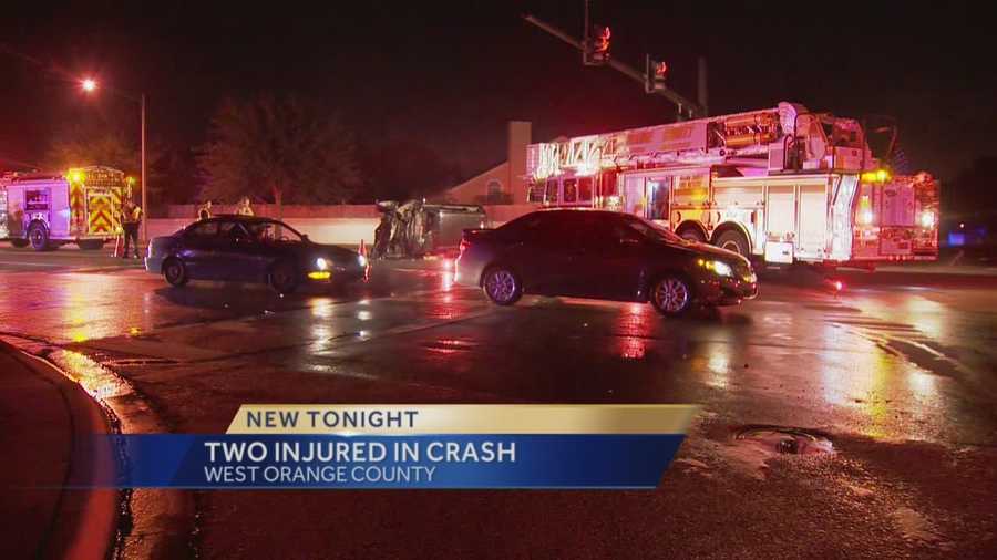 Two people injured in Orange County crash