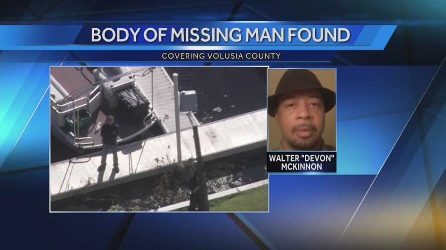 The Volusia County Sheriff's Office is investigating after a body was found in the St. Johns River in DeBary near a fishing dock on Friday, according to the sheriff's office. The victim was identified as Walter McKinnon, 42. McKinnon was reported missing on Monday, according to officials. Stewart Moore reports.