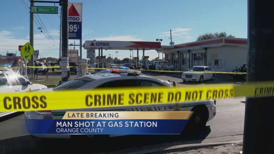 Police are investigating after a man was shot at a gas station on Pine Hills Road. Four schools were placed on lockdown due to the incident, according to Lorena Hitchcock with Orange County Public Schools. Gail Paschall-Brown (@gpbwesh) has the latest update.