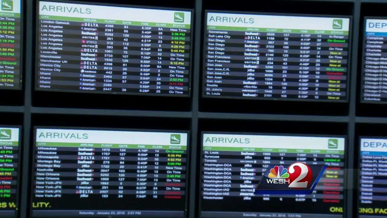 Hundreds Of Weekend Flights Canceled At Orlando International Airport