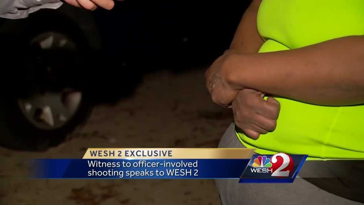 Witness to officer-involved shooting speaks to WESH 2 News