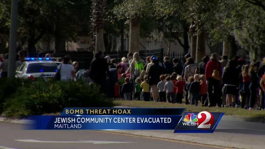 A bomb threat forced the evacuation of the Jewish Community Center in Maitland on Tuesday. By 12:40 p.m., officials had given the all-clear and said no explosives were found.  Amanda Ober (@AmandaOberWESH) has the latest update.