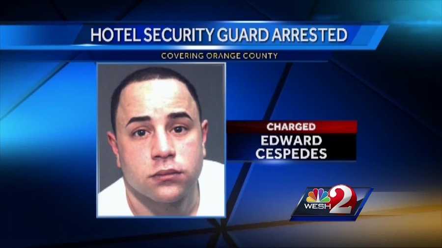 A sting to catch a hotel thief lands a local security guard in jail. Deputies say they caught Edward Cespedes stealing from the very Disney-area hotel he was supposed to be guarding. Chris Hush (@ChrisHushWESH) has the story.