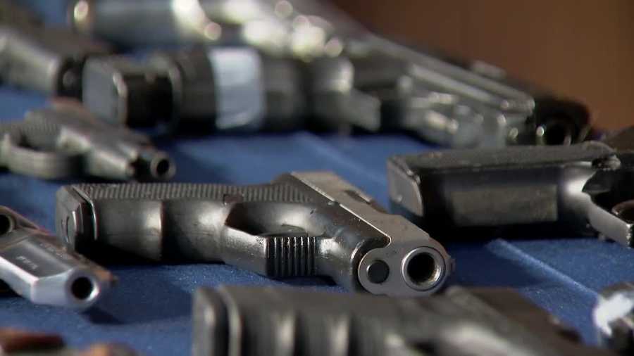The Orlando Police Department said it confiscated more guns than ever last year. Nearly 600 weapons were seized, including some stolen during a robbery caught on camera. Bob Kealing (@bobkealingwesh) reports.