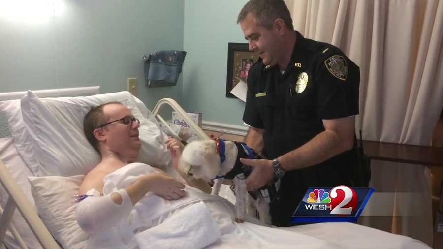 Quadriplegic man reunited with lost dog