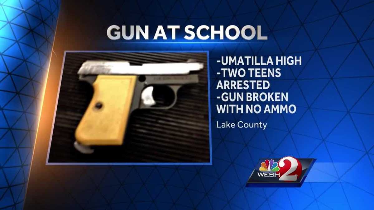 Two teens charged after gun found at Lake County high school