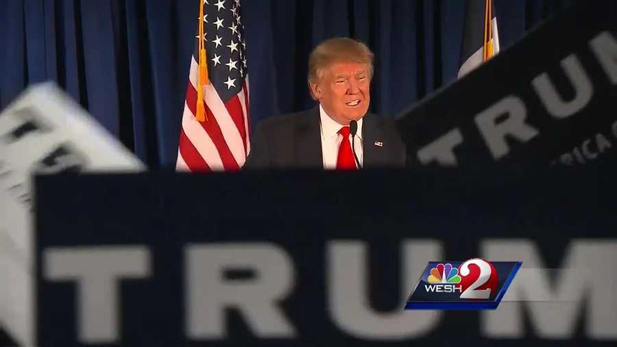 Moments after scoring a win in the Nevada primary, Donald Trump laid out his plan on moving his campaign forward to more victories. Trump apparently gave a shout-out to Florida, and tonight, WESH 2 News is learning just how much Trump might like the Sunshine State. Greg Fox reports.