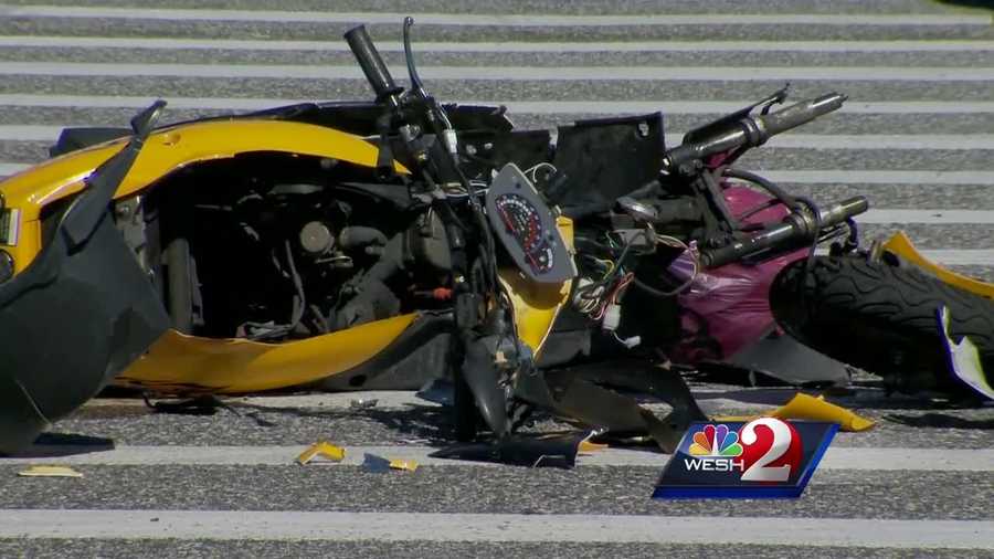 The Florida Highway Patrol says a moped rider is dead after a crash on Universal Boulevard Friday morning.