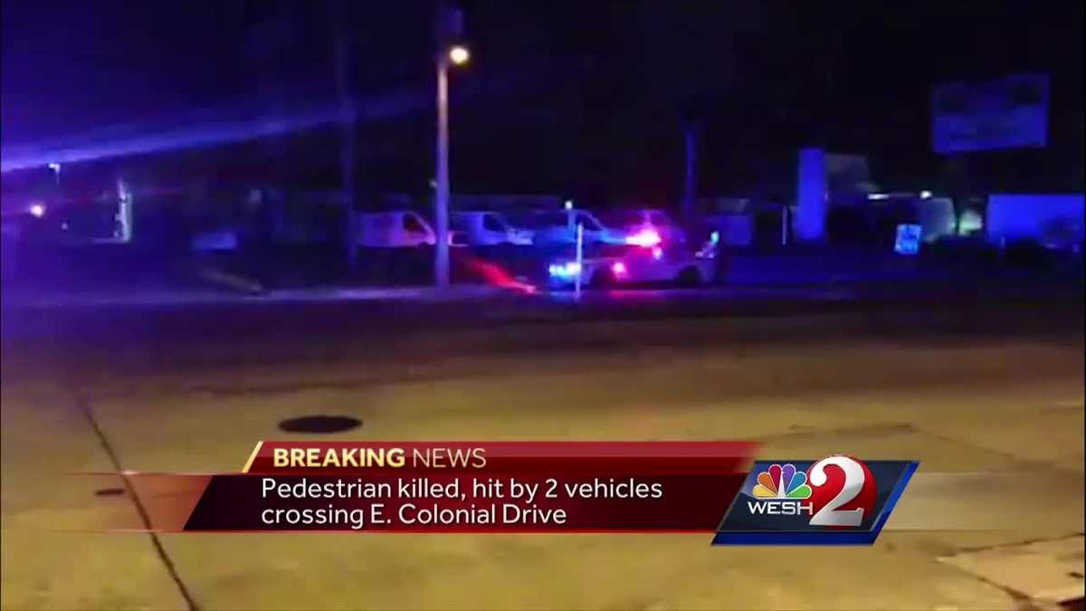 Pedestrian killed after pickup, car hit him