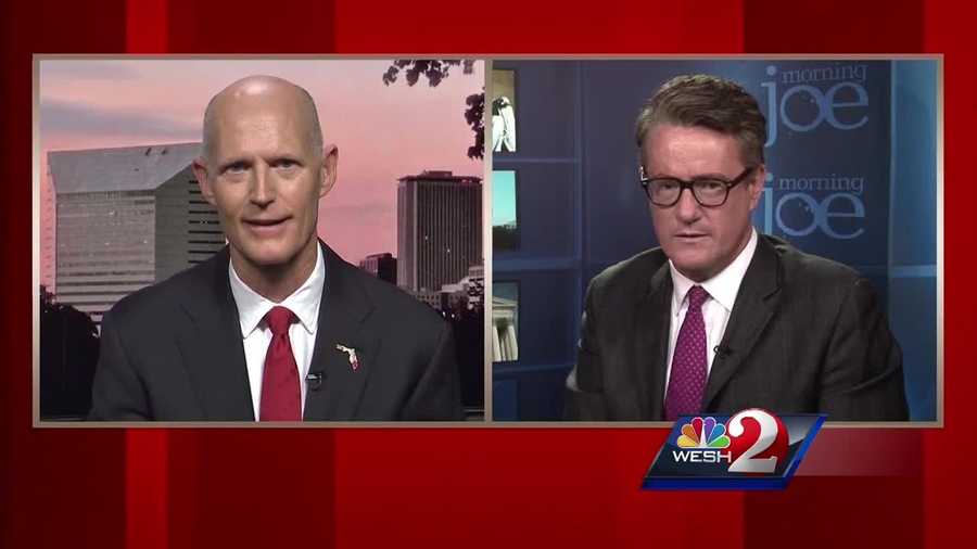 Gov. Rick Scott is under fire tonight. During a nationally televised interview, he refused to say whether or not he believes all Muslims hate America. Despite being asked multiple times, the governor would not answer the question. Matt Grant (@MattGrantWESH) has the story.