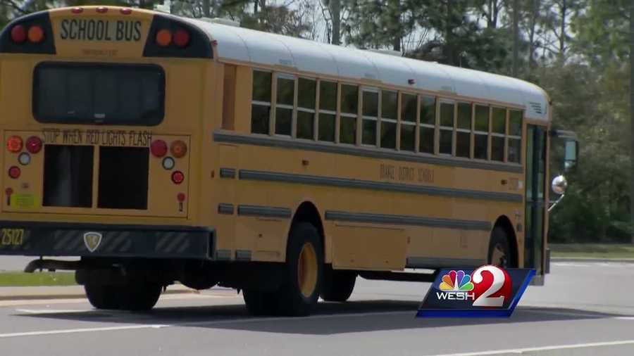 A local father is angry that motorists are illegally passing school buses in his neighborhood. Michelle Meredith (@MichelleWESH) explains.