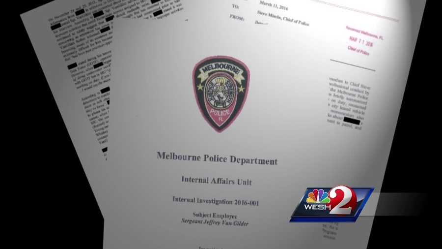A Melbourne Police sergeant has resigned after an internal investigation. WESH 2 News Reporter Matt Lupoli has the story.