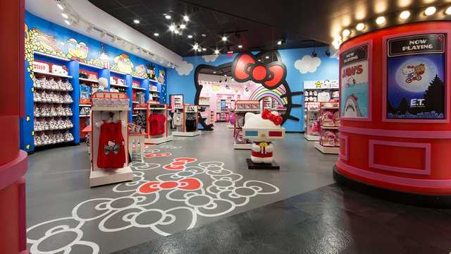 The Hello Kitty store at the Orlando airport always remind…